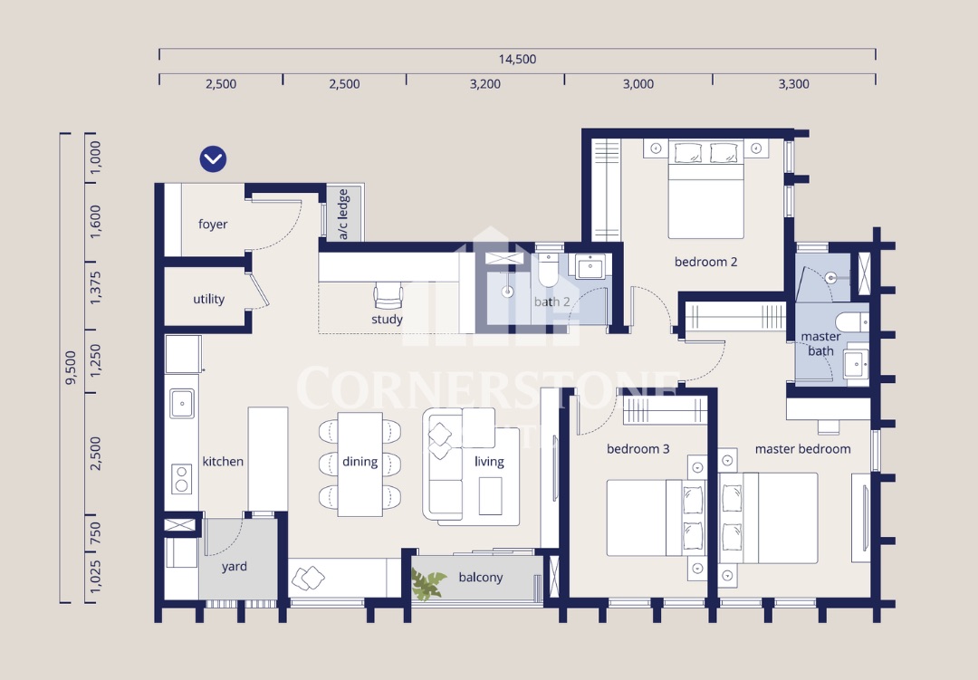 Noora | 3 Bedrooms